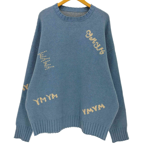 YMYM GRAFFITI LOOSE KNIT グラフィティ ルーズ ニット レディース