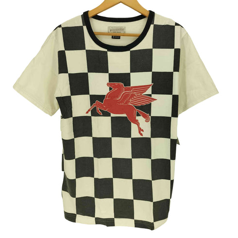 ネイバーフッド NEIGHBORHOOD URBAN GARMENT ペガサス チェッカーフラッグ 半袖 Tシャツ メンズ JPN:M