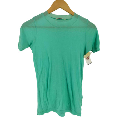 オーラリー AURALEE SUPER HIGH GAUGE SHEER RIB TEE スーパー ハイ ゲージ シアー リブ Tシャツ レディース 1