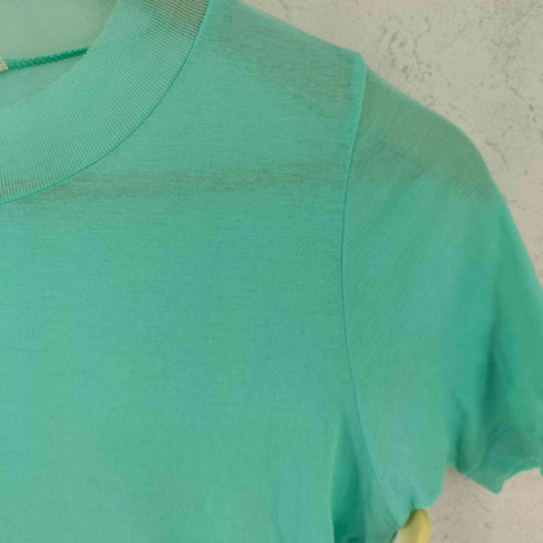 オーラリー AURALEE SUPER HIGH GAUGE SHEER RIB TEE スーパー ハイ ゲージ シアー リブ Tシャツ レディース 1