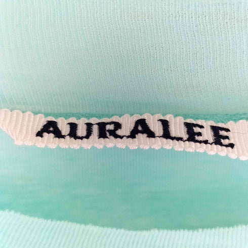 オーラリー AURALEE SUPER HIGH GAUGE SHEER RIB TEE スーパー ハイ ゲージ シアー リブ Tシャツ レディース 1