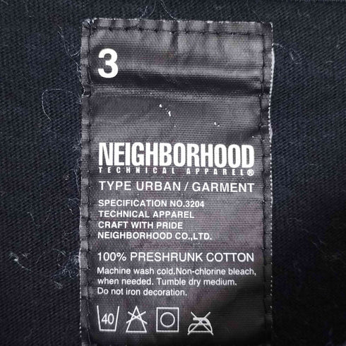 ネイバーフッド NEIGHBORHOOD 09ss 初期 URBAN / GARMENT IDLE HANDS-3 C-TEE プリント 半袖Tシャツ メンズ JPN:3