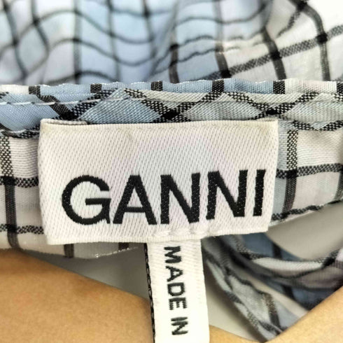 ガニー Ganni SEERSUCKER COLLAR シアサッカー・カラー 付け襟 レディース
