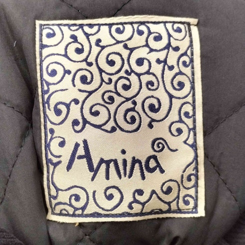 アミナ Amina バッファロースカルプリント コート メンズ