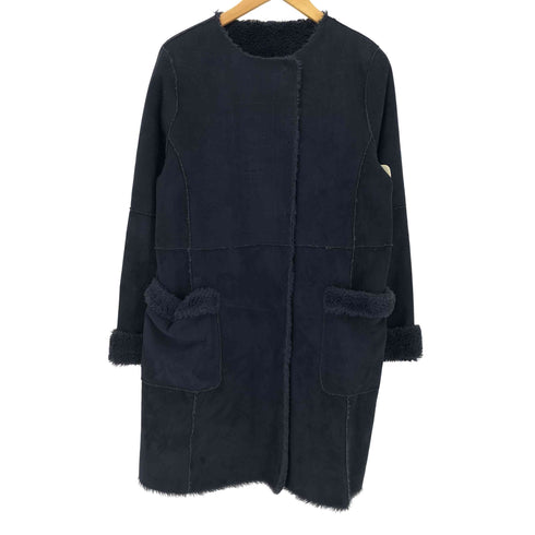 ディニテコリエ Dignite Collier フェイクムートンノーカラーコート レディース FREE