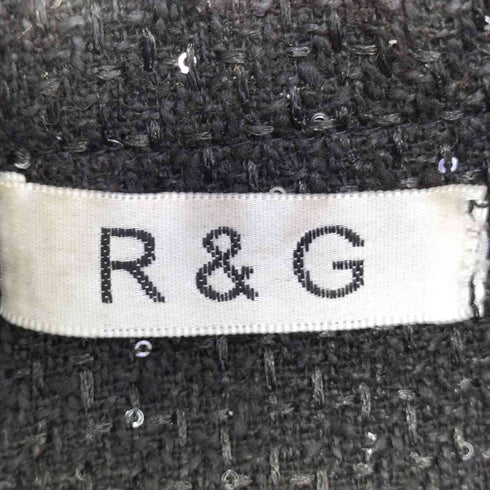 R&G スパンコール ツイードジャケット メンズ