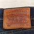 リーバイス Levis 505 後染め レギュラーストレート ジーンズ 濃紺 メンズ W33 L32