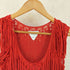 ボッテガヴェネタ BOTTEGA VENETA Tassel Trim Top タッセル トリム トップ フリンジ ノースリーブ カットソー レディース S