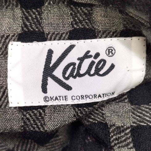 ケイティ Katie アクリル混 ウールツイード チェックセットアップ レディース