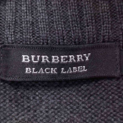 バーバリーブラックレーベル BURBERRY BLACK LABEL ドライビングニット メンズ JPN:3