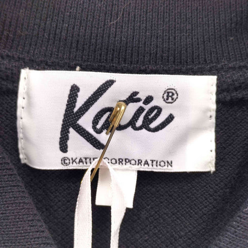 ケイティ Katie 刺繍鹿の子ポロシャツ レディース JPN:S