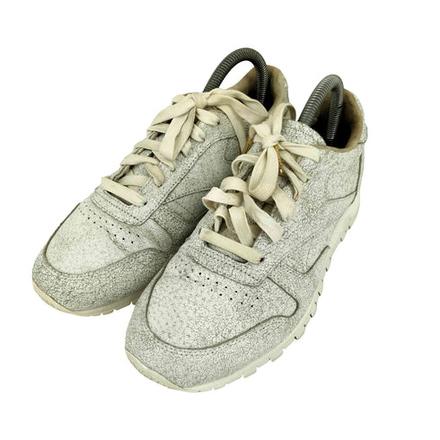 リーボック Reebok ユーズド加工 クラシックレザー ローカットスニーカー レディース JPN:24