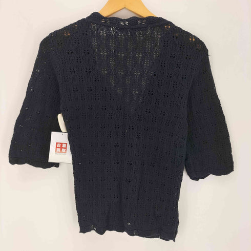 BETSEY JOHNSON ベッツィ・ジョンソン 七分袖 ニットカーディガン レディース import:S