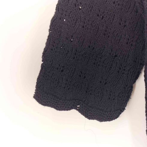 BETSEY JOHNSON ベッツィ・ジョンソン 七分袖 ニットカーディガン レディース import:S