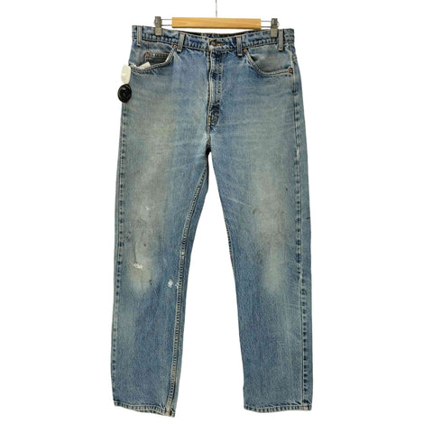 リーバイス Levis 90S 95年製 ボタン裏 855 刻印 505 オレンジタブ ストレート デニム パンツ メンズ W38L32