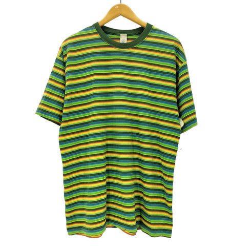 ギャップ Gap 90S OLD マルチ ボーダー Tシャツ メンズ import:L