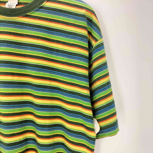 ギャップ Gap 90S OLD マルチ ボーダー Tシャツ メンズ import:L