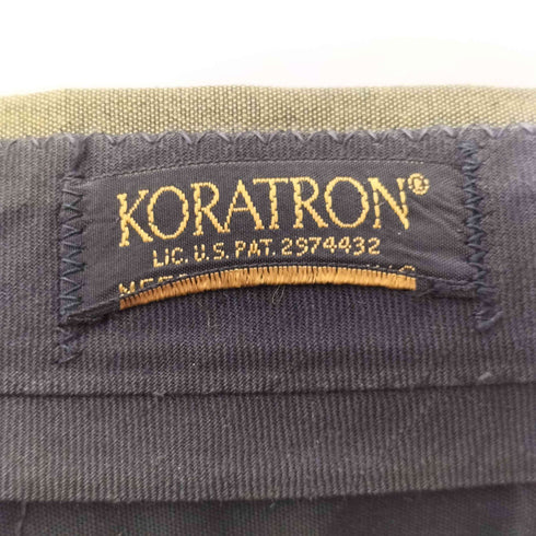 KORATRON 60-70S TALONジップ ノータックパンツ メンズ