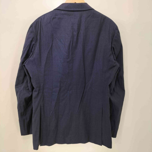 エストネーション ESTNATION ウール100 Loro Piana Rain System ロロ・ピアーナ生地 3B テーラードジャケット + ワンタックスラックス メンズ JPN:50