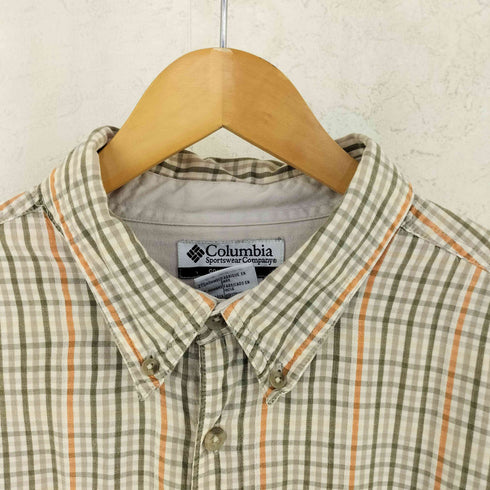 コロンビアスポーツウェア Columbia Sportswear 00S コットン 長袖 ボタンダウン シャツ メンズ XXL