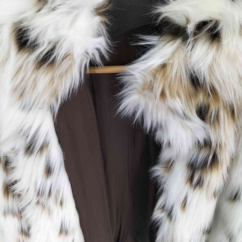 ザラ ZARA フェイクファー ショートコート レディース import:L