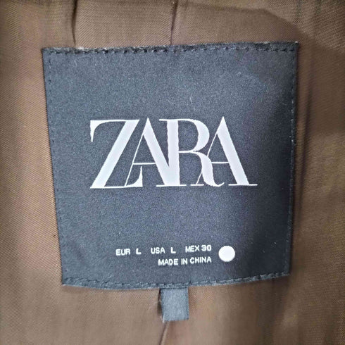 ザラ ZARA フェイクファー ショートコート レディース import:L
