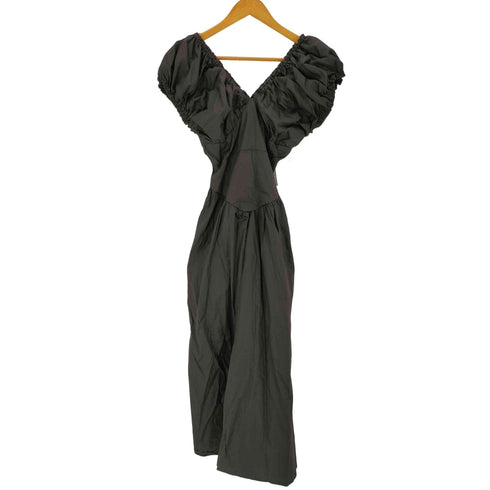 Crayme クレイミー Puff Shoulder Flare Dress パフショルダー フレア ドレス sweet レディース FREE