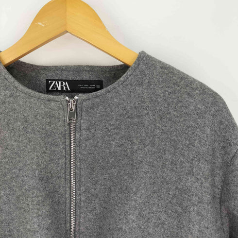 ザラ ZARA ソフトストレッチトリムボンバージャケット レディース import:L