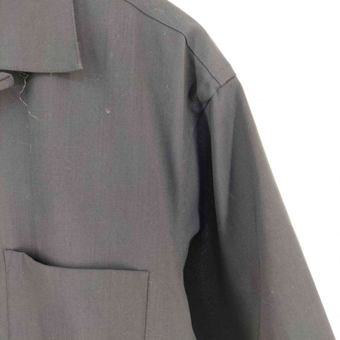 グリーンレーベルリラクシング GREEN LABEL RELAXING ウォッシャブルトロ 半袖 オープンカラー シャツ メンズ L