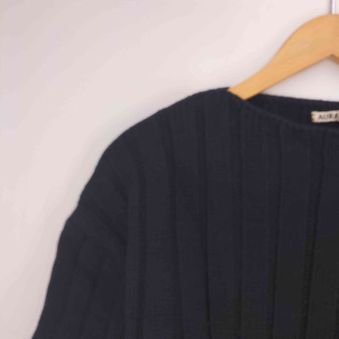 オーラリー AURALEE wool cord RIB KNIT ウールコード リブニット セーター レディース JPN:1