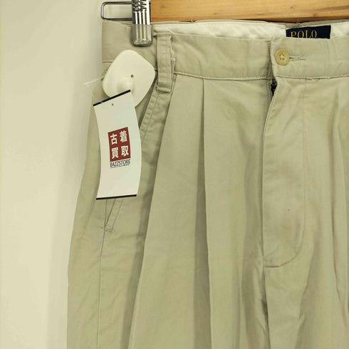ポロラルフローレン POLO RALPH LAUREN STRETCH CLASSIC FIT 2タック チノ パンツ レディース 35/32