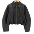 メゾンスペシャル MAISON SPECIAL Gathered Balloon Vegan Leather Jacket ギャザーバルーンビーガンレザージャケット レディース FREE