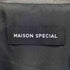 メゾンスペシャル MAISON SPECIAL Gathered Balloon Vegan Leather Jacket ギャザーバルーンビーガンレザージャケット レディース FREE