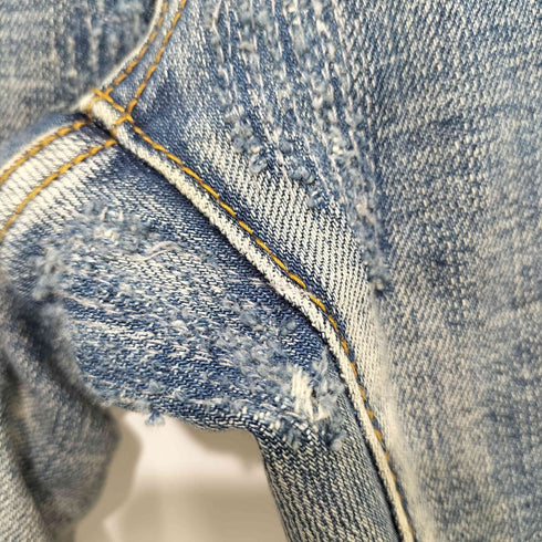 ミニマル mnml サイドジップ ダメージ デニム パンツ メンズ US:28-29