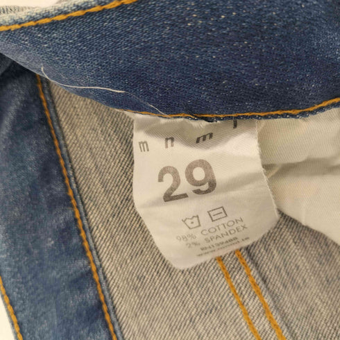 ミニマル mnml サイドジップ ダメージ デニム パンツ メンズ US:28-29