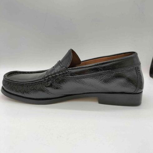 ジルサンダー JIL SANDER スペイン製 CUIR PIEL LEATHER スクエアトゥ ローファー レディース 36 1/2