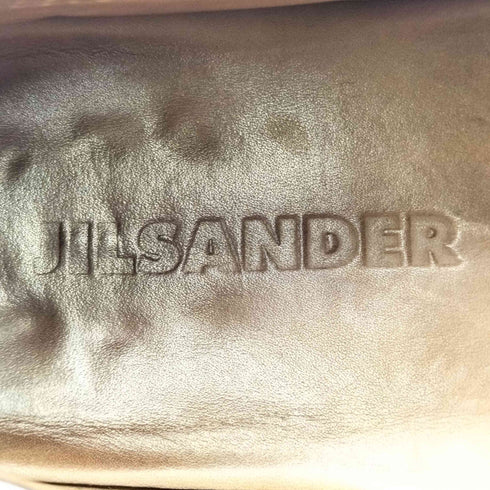 ジルサンダー JIL SANDER スペイン製 CUIR PIEL LEATHER スクエアトゥ ローファー レディース 36 1/2