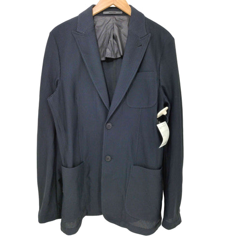 ジョルジオアルマーニ Giorgio Armani Technical single-breasted jacket with two buttons Icon アイコン シングルブレストジャケット テクニカルワッフルファブリック メンズ EUR:48
