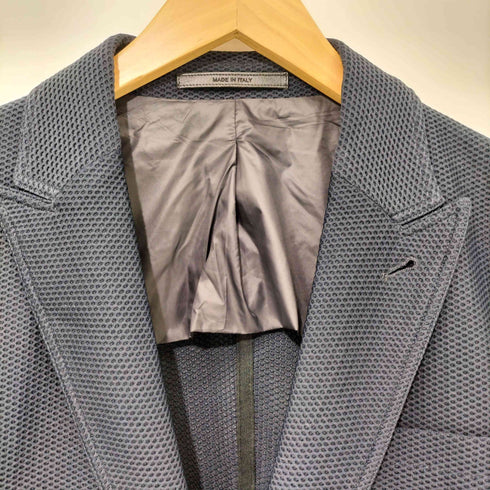 ジョルジオアルマーニ Giorgio Armani Technical single-breasted jacket with two buttons Icon アイコン シングルブレストジャケット テクニカルワッフルファブリック メンズ EUR:48