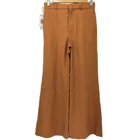 クロエ Chloe 26AW ウールギャバジン製ハイライズフレアパンツ レディース JPN:34