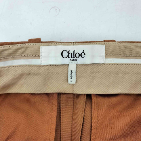 クロエ Chloe 26AW ウールギャバジン製ハイライズフレアパンツ レディース JPN:34