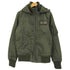 アルファインダストリーズ ALPHA INDUSTRIES フーデッドリブジャケット メンズ import:M
