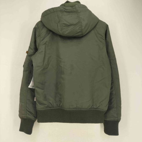 アルファインダストリーズ ALPHA INDUSTRIES フーデッドリブジャケット メンズ import:M