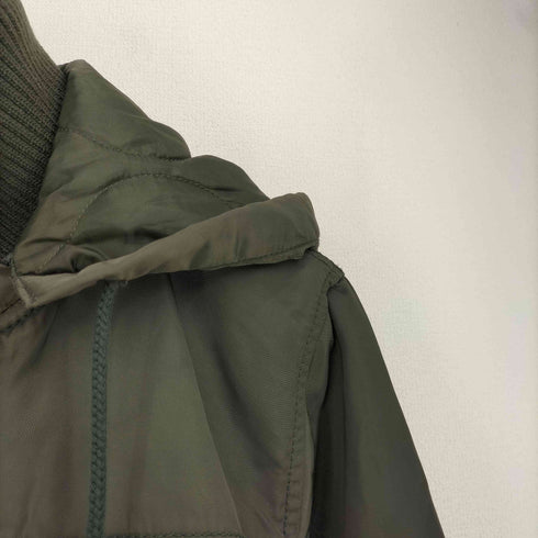 アルファインダストリーズ ALPHA INDUSTRIES フーデッドリブジャケット メンズ import:M