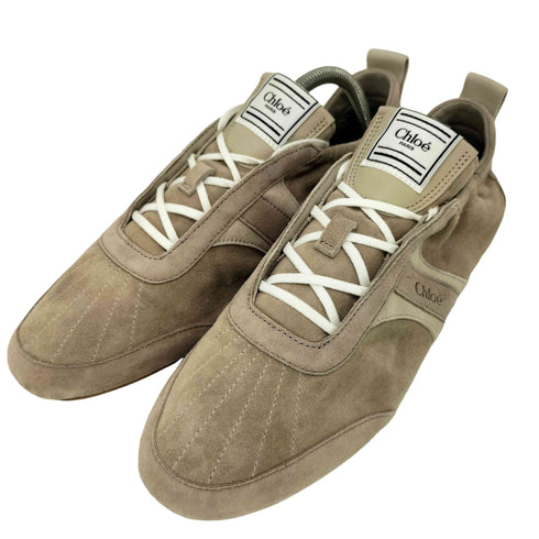クロエ Chloe Kick フラットソール ローカットスニーカー レディース 40