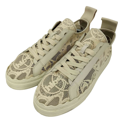 クロエ Chloe Lauren メッシュ レース ローカットスニーカー レディース 40