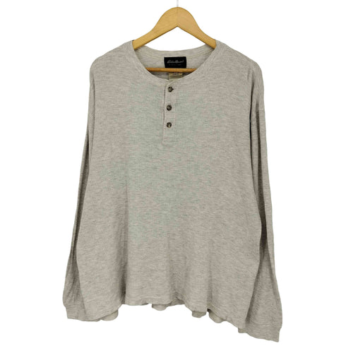 エディーバウアー Eddie Bauer ヘンリーネック サーマル L/S Tシャツ メンズ import:S