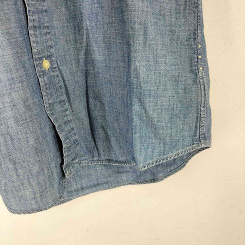 ラルフローレン RALPH LAUREN スモールポニー刺繍 シャンブレー ロングスリーブ BDシャツ メンズ JPN:XS