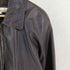 ペリーエリス PERRY ELLIS 90s Genuine leather レザー ジップアップ ブルゾン メンズ M