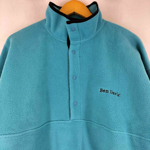 ベンデイビス BEN DAVIS HEAVY FLEECE PULL ON オーバーサイズ フリース スナップボタン スタンドカラー プルオーバー メンズ JPN:XL